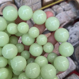 Luminous Stone Ball Bracelet Green Pearl Night Collectible Ethnic Jewelry