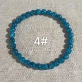Natural Apatite Bead stringbracelet Fine jewelry