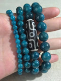 Natural Apatite Bead stringbracelet Fine jewelry