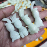 Natural Mermaid Pattern Antique Jade Hanging Ornament Vintage Jade Pendant