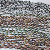 Natural 3-eyed Wealth Guardian Dzi Beads Hand-woven Necklace Pendant