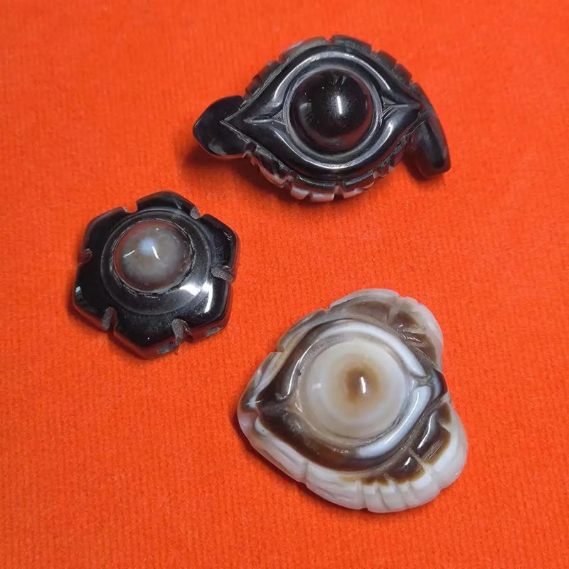 Natural Sheep Plate Bead Agate with Mysterious Pattern Pretty Accessories