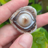 Natural Sheep Plate Bead Agate with Mysterious Pattern Pretty Accessories