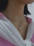 Natural Zircon Five-Pointed Star Pendant Necklace Charm