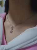 Natural Zircon Five-Pointed Star Pendant Necklace Charm