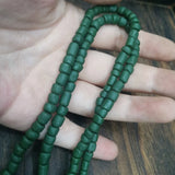 Old Glass Beads Necklace Colorful Amulet Jewelry Folk-custom Natural