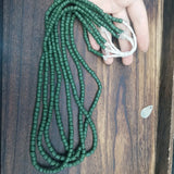 Old Glass Beads Necklace Colorful Amulet Jewelry Folk-custom Natural