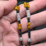 Natural Jade Carved Pendant Necklace - Ladies Jewelry Amulet