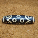 Natural Nine Eyes Old Agate Dzi Beads Big Hole Gem Jewelry