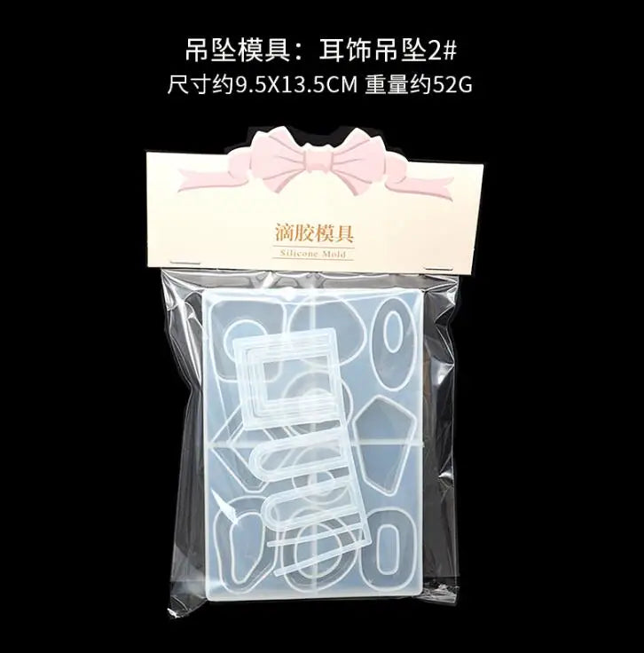 Geometric Irregular Resin Silicone Mold for DIY Jewelry Making