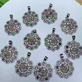 Natural Tourmaline 925 Sterling Silver Pendant