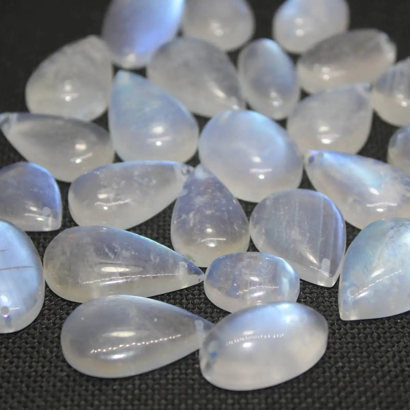 Natural Rainbow Moonstone Copper Pendant, Randomly Sent, 1pcs/set