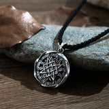 Small Svarog Square Pendant - Slavic Talisman Jewelry