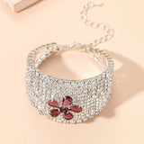 Plum Flower Bracelet European Style Bright Crystal Bracelet