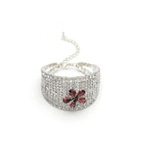 Plum Flower Bracelet European Style Bright Crystal Bracelet