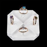 Clear Acrylic Ring Jewelry Holder Photography Props Display Stand