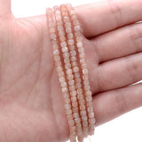 3mm Sun Stones Morganite Acrylic Bead Bracelet DIY Accessor