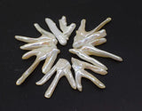 Freshwater Pearl Loose Beads White/Pink DIY Jewelry