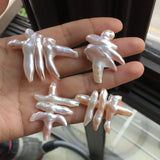 Freshwater Pearl Loose Beads 25-40mm Unique DIY Jewelry