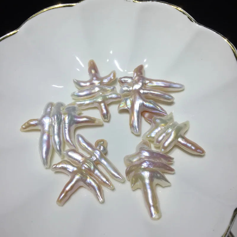 Freshwater Pearl Loose Beads 25-40mm Unique DIY Jewelry