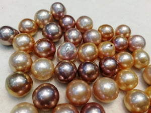 10-12mm Multicolor Freshwater Pearl Loose Beads for DIY Jewelry Making