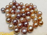 10-12mm Multicolor Freshwater Pearl Loose Beads for DIY Jewelry Making