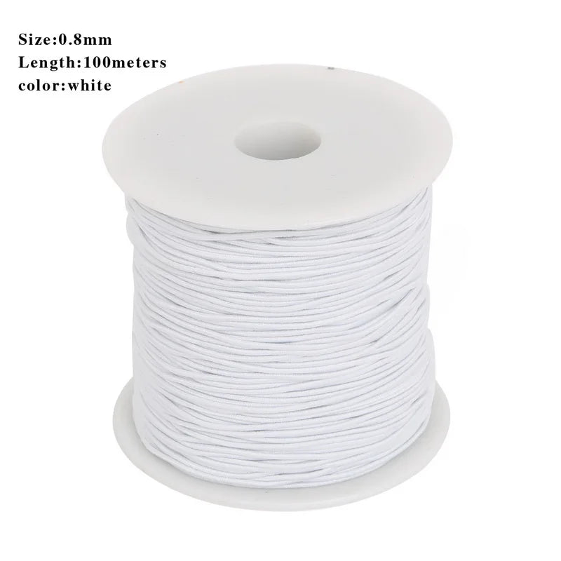 Nylon and Rubber Elastic Cords for Jewelry Making