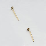 20 Pcs Straight Pin Crystal Nose Studs Nose Piercing Jewelry
