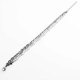 Stainless Steel Cross Chain Bracelet for Women