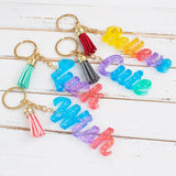 Alphabet Silicone Mold Kit DIY Resin Casting Keychain Making