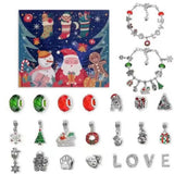 Christmas Bracelet DIY Pendants Advent 24 Calendar Countdown Bracelet Kit
