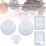 DIY Storage Box Silicone Molds Crystal Epoxy Resin Jewelry Making Moulds