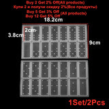 Resin Domino Silicone Molds Jewelry Making Epoxy Craft Cabochons Charms DIY Moul