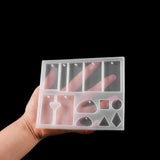Geometric Pendant Silicone Molds for DIY Jewelry Making