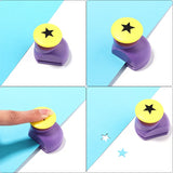 Plastic Random Mini Hole Paper-cutting Punch DIY Jewelry Scrapbook Access.