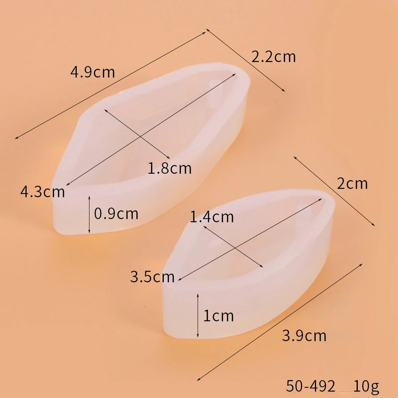 Silicone Mold for Jewelry Crystal Stone Charms Epoxy Resin Molds