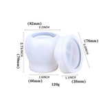Epoxy Resin Mold for DIY Food Honey Pudding Storage Jar
