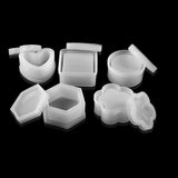 Resin Silicone Mold Flower Heart Shape Crystal Epoxy UV Cut Molds