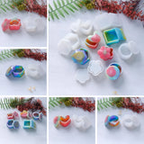 Resin Silicone Mold Flower Heart Shape Crystal Epoxy UV Cut Molds