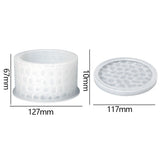 Round Silicone Storage Box Mold with Lid for Epoxy Resin Craft