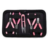 Jewelry Making Tool Set Organizer Pliers Tweezers for Bracelet Necklace