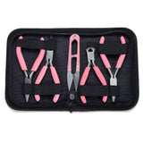 Jewelry Making Tool Set Organizer Pliers Tweezers for Bracelet Necklace