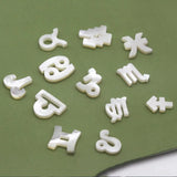 Zodiac Sign Mother of Pearl DIY Jewelry - Horoscope Shell
