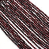1strand Natural Garnet Beads for Jewelry Making 3x4mm