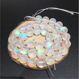 Matte Rainbow Moonstone Bead Loose Spacer Beads DIY Jewelry Making 6/8/10/12mm