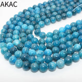 8-9mm Natural Apatite Stone Beads for DIY Making