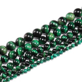 Natural Stone Green Tiger Eye Agat Round Beads 4-12mm
