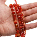 Red Carnelian Banded Agat Stone Charm Beads for Jewelry