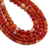 Red Carnelian Banded Agat Stone Charm Beads for Jewelry