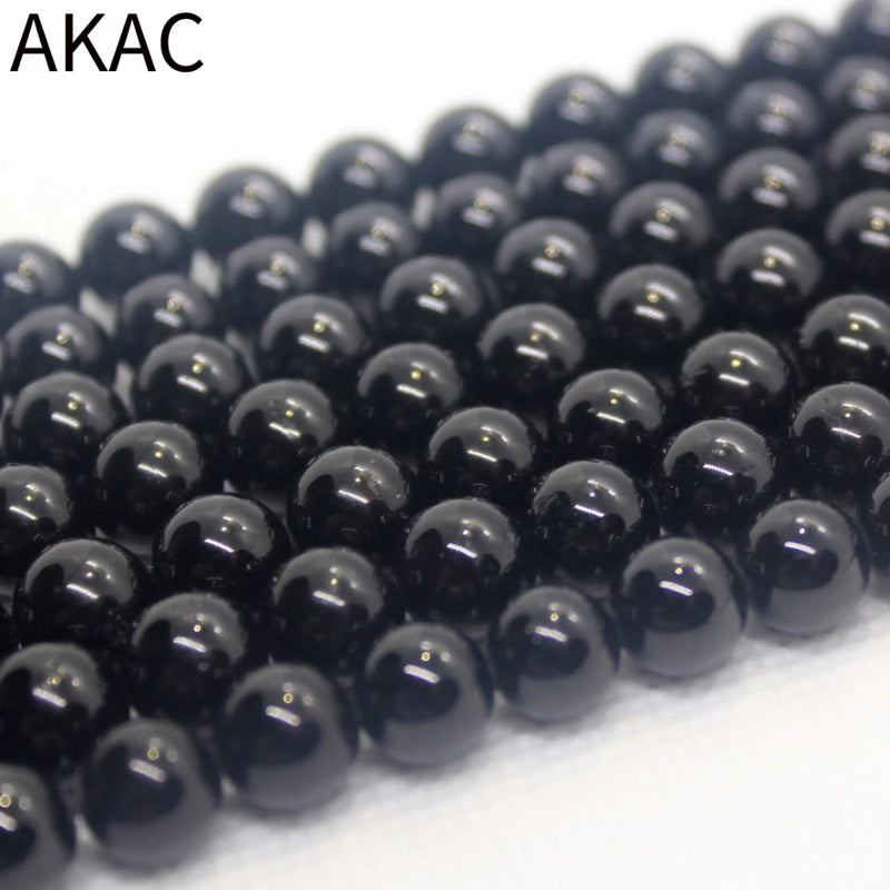 Natural Tourmaline Loose Beads for DIY Making 46-48 Beads